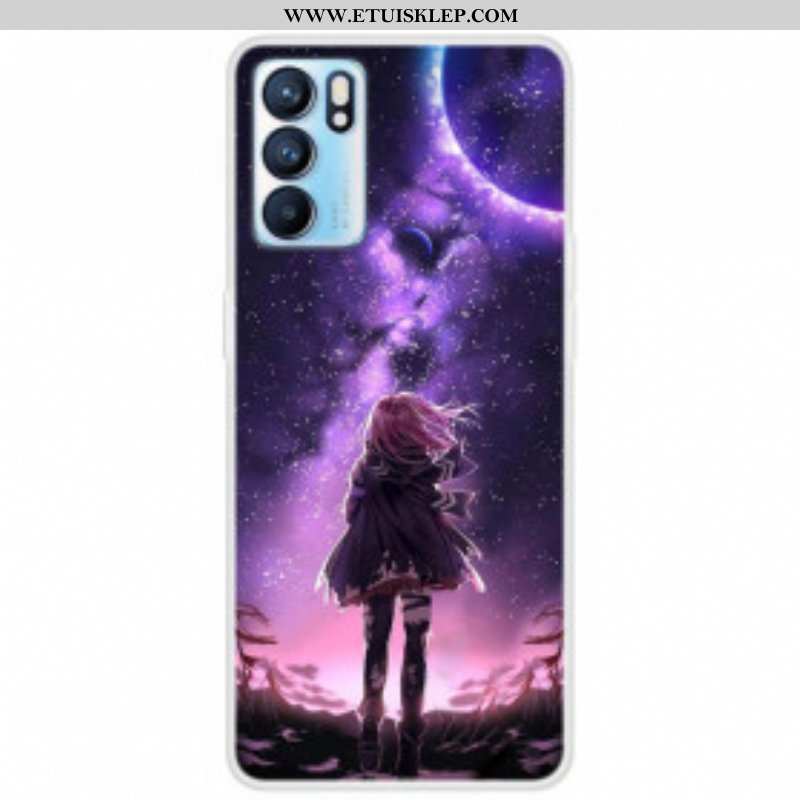 Etui do Oppo Reno 6 5G Magiczna Pełnia Księżyca